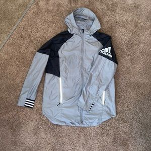 Adidas hooded windbreaker